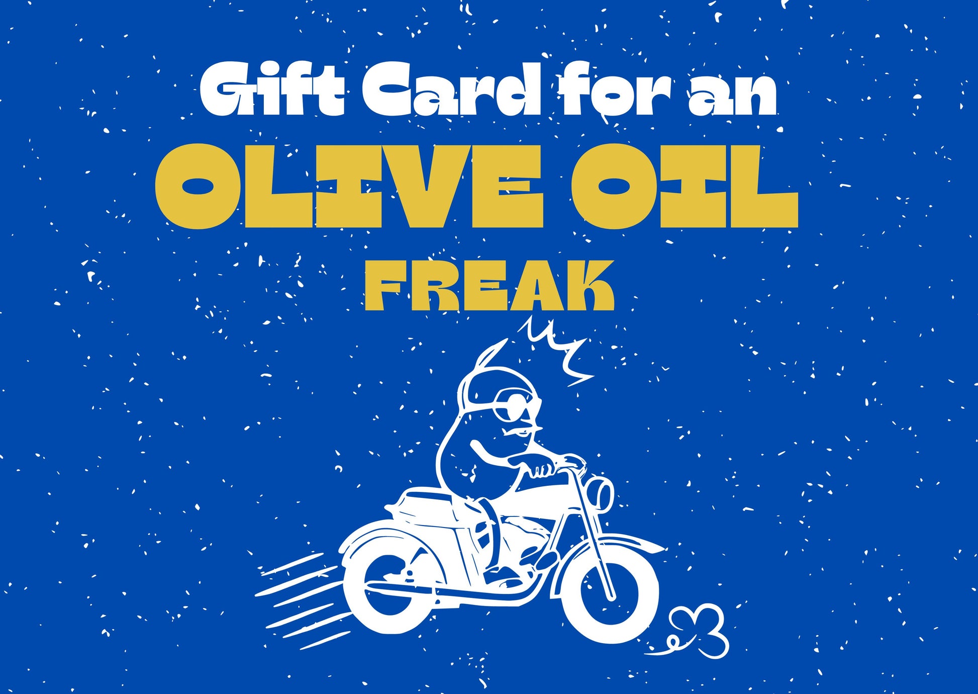 SUR OLIVE OIL GIFT CARD SUR olijfolie gift card SUR HUILE D'OLIVE CARTE CADEAU