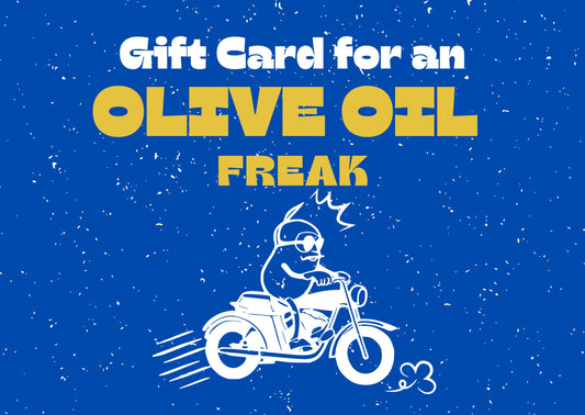 SUR OLIVE OIL GIFT CARD SUR olijfolie gift card SUR HUILE D'OLIVE CARTE CADEAU